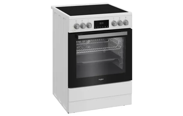 WHIRLPOOL Cuisinière vitrocéra W6V8LCSW